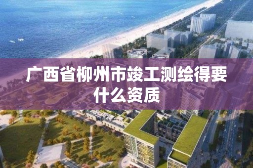 廣西省柳州市竣工測繪得要什么資質