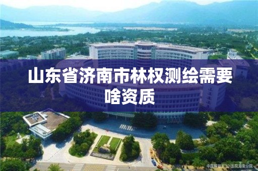 山東省濟南市林權測繪需要啥資質