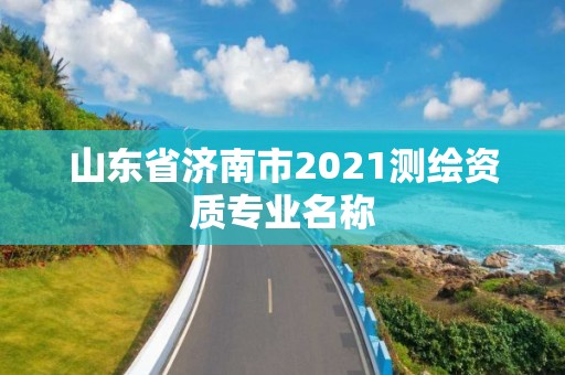 山東省濟南市2021測繪資質專業名稱