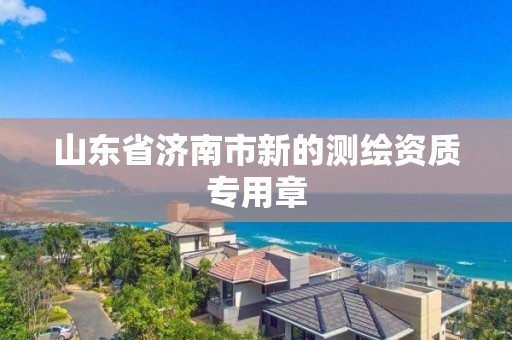 山東省濟(jì)南市新的測繪資質(zhì)專用章