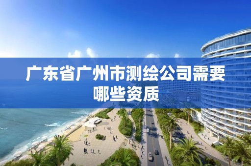 廣東省廣州市測繪公司需要哪些資質