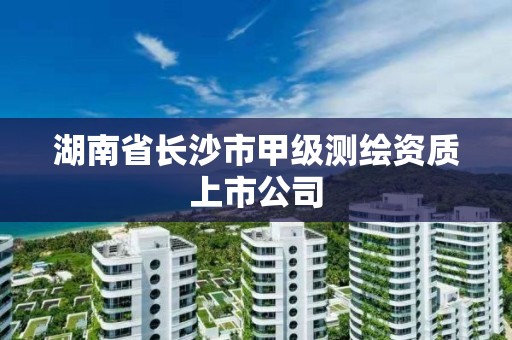 湖南省長沙市甲級測繪資質上市公司