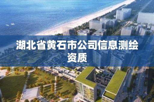 湖北省黃石市公司信息測繪資質