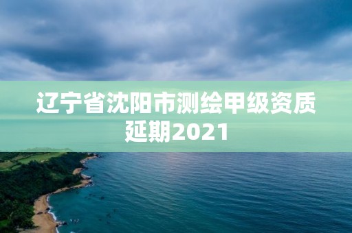 遼寧省沈陽市測繪甲級資質延期2021