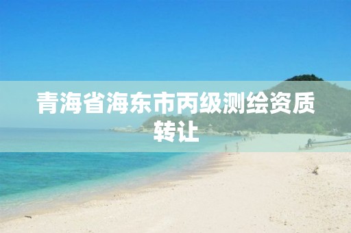 青海省海東市丙級測繪資質(zhì)轉(zhuǎn)讓