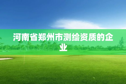 河南省鄭州市測繪資質的企業(yè)