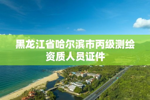 黑龍江省哈爾濱市丙級測繪資質人員證件