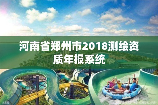 河南省鄭州市2018測繪資質年報系統