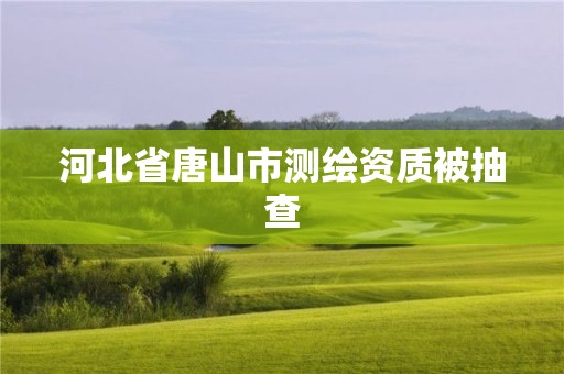 河北省唐山市測(cè)繪資質(zhì)被抽查