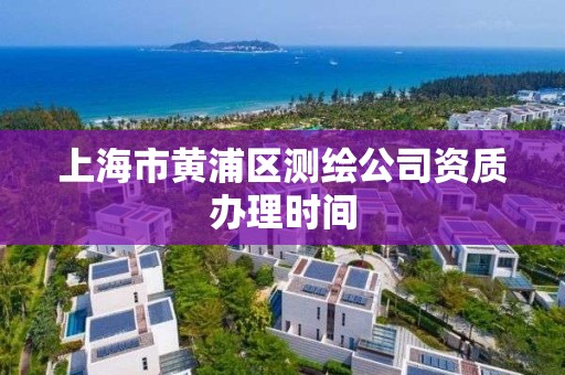 上海市黃浦區測繪公司資質辦理時間