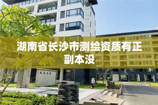 湖南省長沙市測繪資質有正副本沒