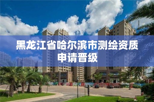 黑龍江省哈爾濱市測繪資質(zhì)申請晉級