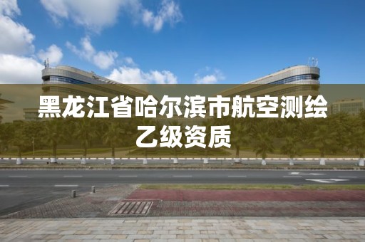 黑龍江省哈爾濱市航空測(cè)繪乙級(jí)資質(zhì)