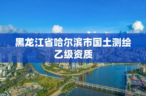 黑龍江省哈爾濱市國土測繪乙級資質