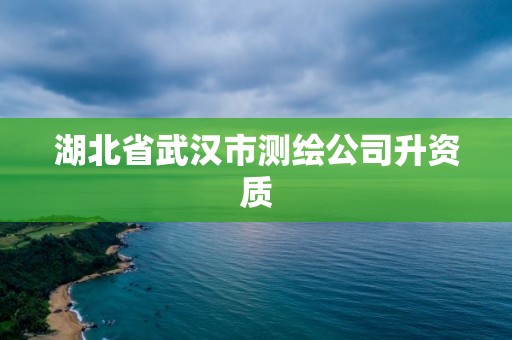 湖北省武漢市測繪公司升資質(zhì)