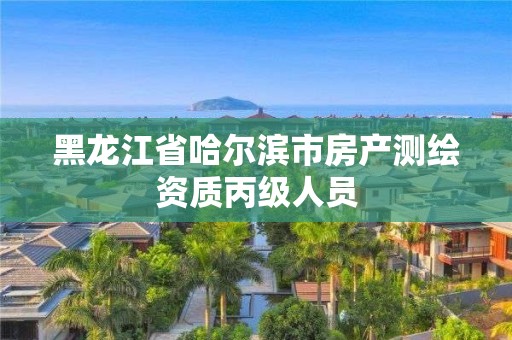 黑龍江省哈爾濱市房產(chǎn)測(cè)繪資質(zhì)丙級(jí)人員