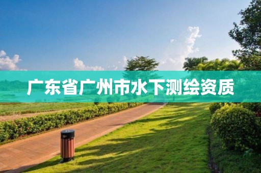 廣東省廣州市水下測(cè)繪資質(zhì)