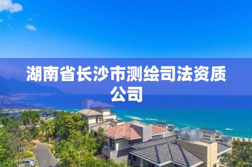 湖南省長沙市測繪司法資質公司