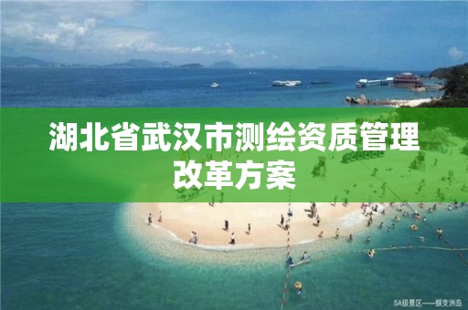 湖北省武漢市測繪資質管理改革方案