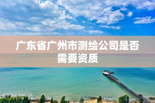 廣東省廣州市測繪公司是否需要資質