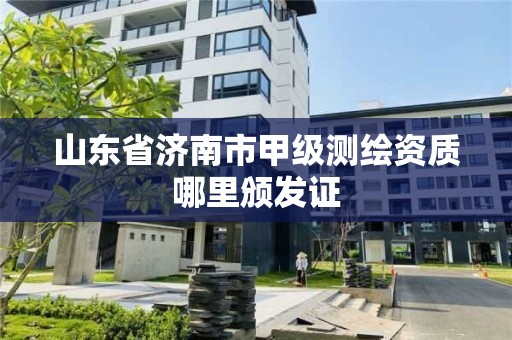 山東省濟南市甲級測繪資質哪里頒發證