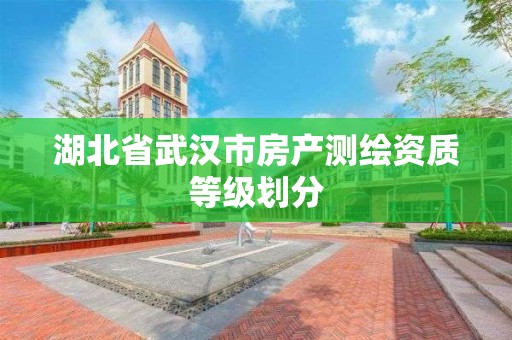 湖北省武漢市房產測繪資質等級劃分