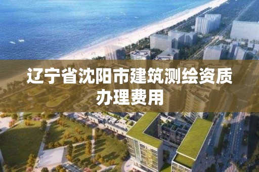 遼寧省沈陽市建筑測繪資質辦理費用