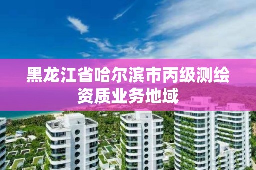 黑龍江省哈爾濱市丙級測繪資質(zhì)業(yè)務(wù)地域