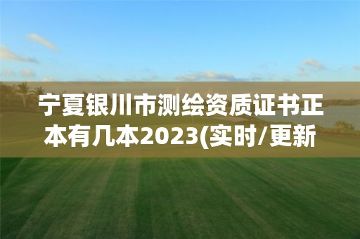 寧夏銀川市測繪資質(zhì)證書正本有幾本2023(實時/更新中)