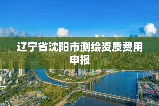 遼寧省沈陽市測繪資質費用申報