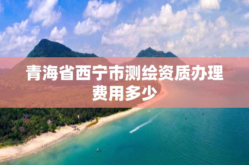 青海省西寧市測繪資質辦理費用多少