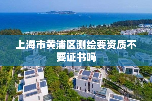 上海市黃浦區測繪要資質不要證書嗎