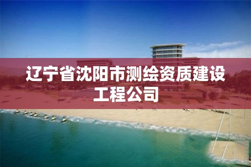 遼寧省沈陽市測繪資質建設工程公司