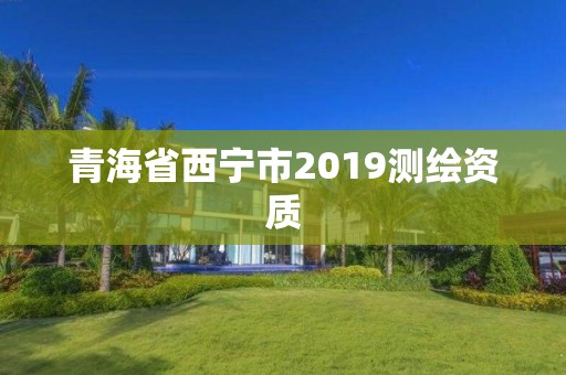 青海省西寧市2019測(cè)繪資質(zhì)