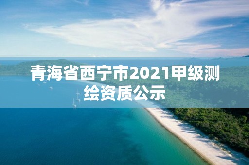 青海省西寧市2021甲級測繪資質(zhì)公示