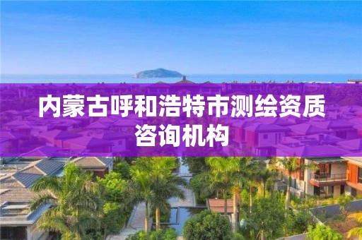 內蒙古呼和浩特市測繪資質咨詢機構