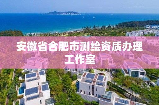 安徽省合肥市測繪資質辦理工作室