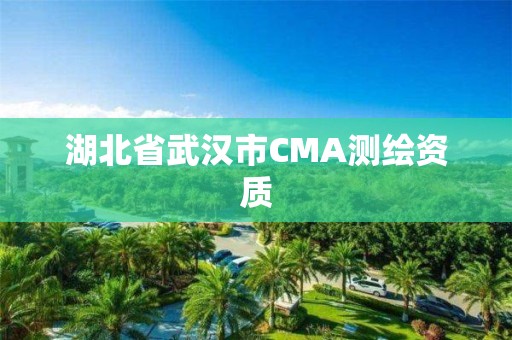 湖北省武漢市CMA測繪資質