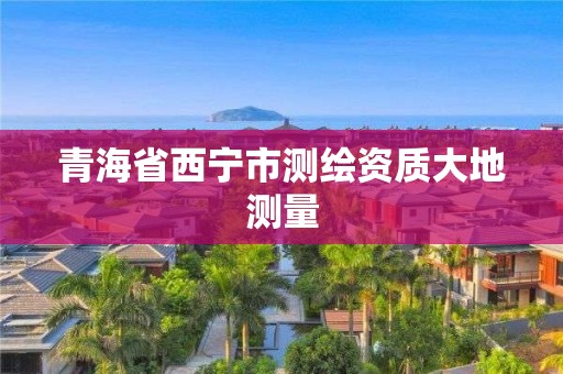 青海省西寧市測繪資質(zhì)大地測量