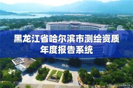 黑龍江省哈爾濱市測繪資質年度報告系統