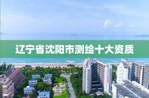 遼寧省沈陽市測繪十大資質