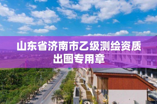 山東省濟南市乙級測繪資質出圖專用章