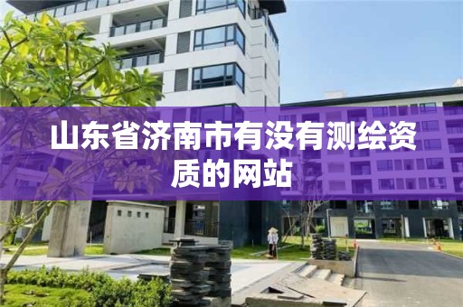 山東省濟南市有沒有測繪資質的網站