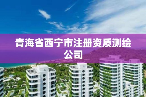 青海省西寧市注冊資質測繪公司