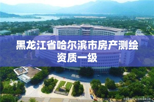 黑龍江省哈爾濱市房產測繪資質一級