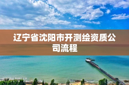 遼寧省沈陽市開測(cè)繪資質(zhì)公司流程