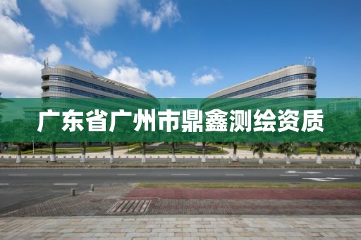 廣東省廣州市鼎鑫測繪資質