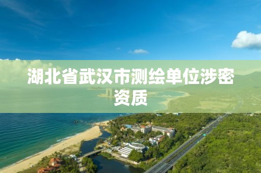 湖北省武漢市測繪單位涉密資質