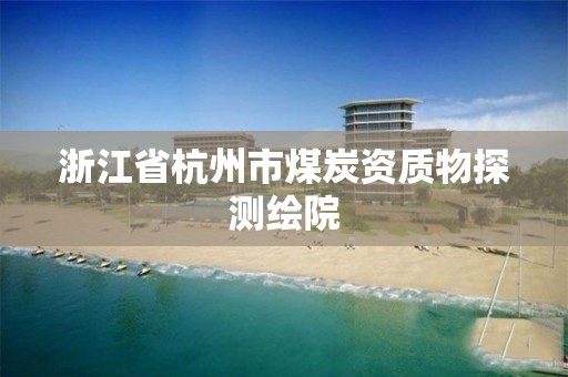 浙江省杭州市煤炭資質物探測繪院