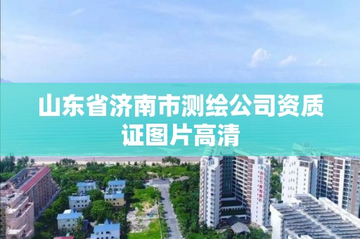 山東省濟南市測繪公司資質證圖片高清